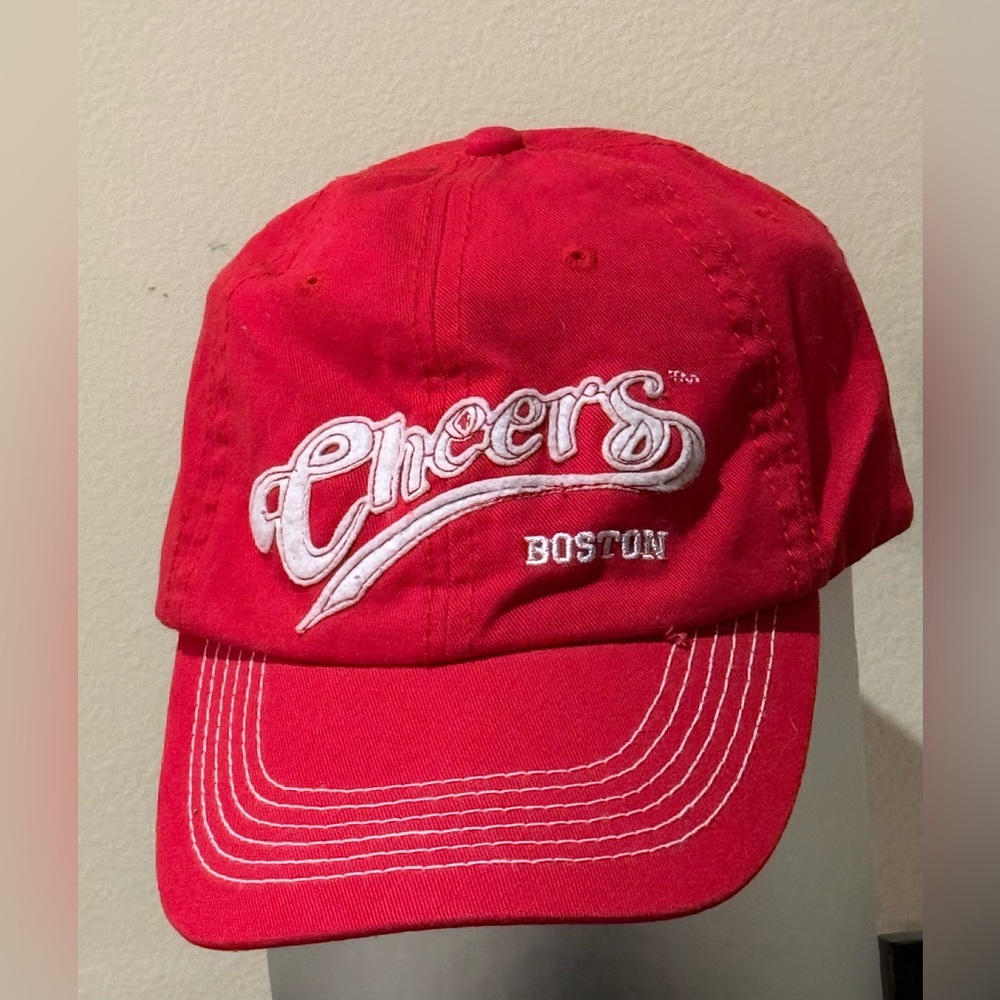 Cheers Boston Official Licensed Strapback Hat Cap Red